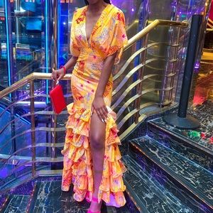 Multicolor Maxi Dress